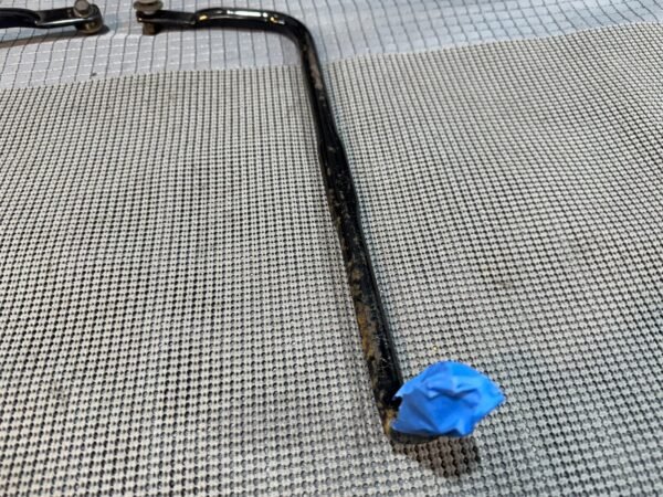1983 Yamaha XVZ1200 XVZ12 Venture Y121-1' front fairing mount bracket rail set - Image 5