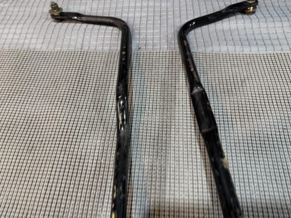 1983 Yamaha XVZ1200 XVZ12 Venture Y121-1' front fairing mount bracket rail set - Image 9