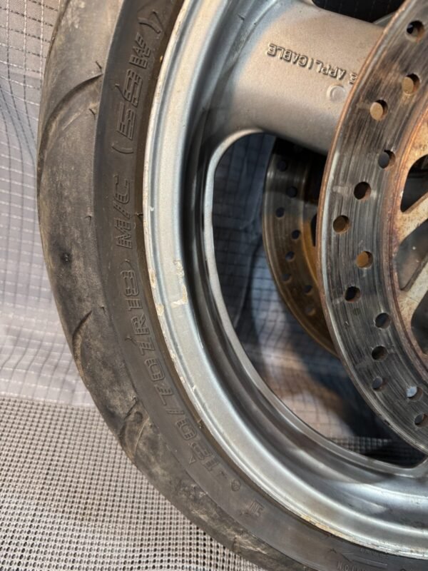 2002 91-03 Honda ST1100 Front Wheel Rim OEM Mounted With Shinko Verge Tire - Image 7