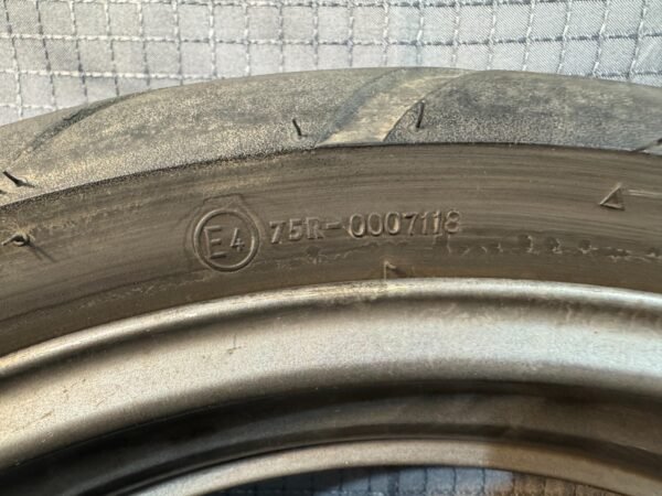 2002 91-03 Honda ST1100 Front Wheel Rim OEM Mounted With Shinko Verge Tire - Image 9