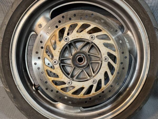 2002 91-03 Honda ST1100 Front Wheel Rim OEM Mounted With Shinko Verge Tire - Image 14
