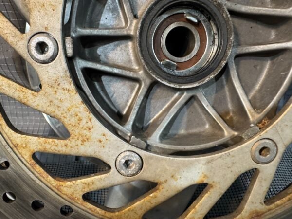 2002 91-03 Honda ST1100 Front Wheel Rim OEM Mounted With Shinko Verge Tire - Image 15