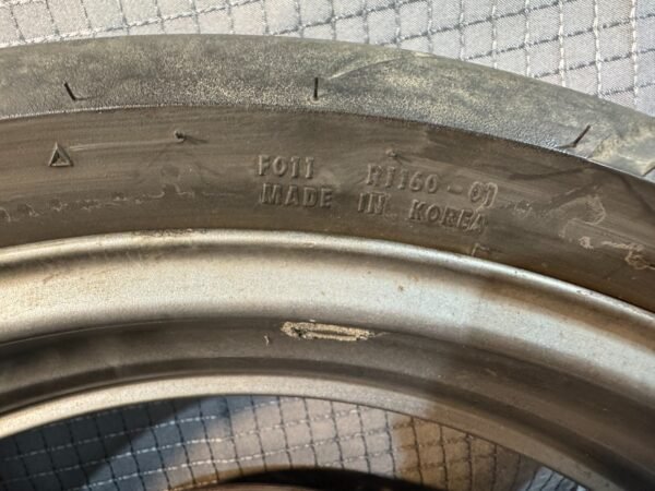 2002 91-03 Honda ST1100 Front Wheel Rim OEM Mounted With Shinko Verge Tire - Image 18