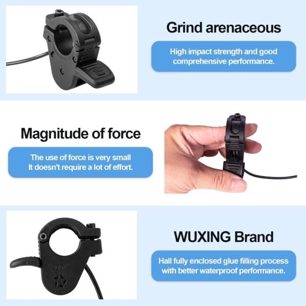Electric Throttle 300X Thumb Throttle for 7/8Inch 22Mm Handlebars 12V-72V - Image 5