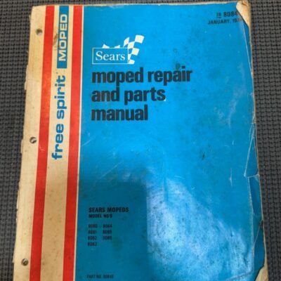 ⭐1978 Kromag Puch Sears Roebuck Free Spirit Moped Manual & Assembly Instructions