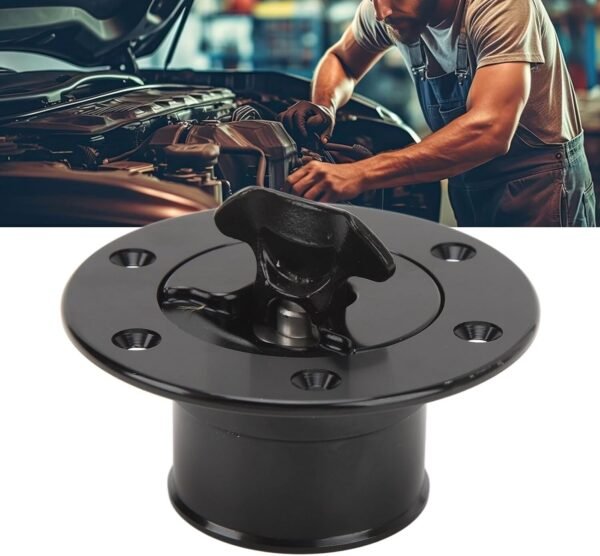 Fuel Cell Gas Tank Cover, Fuel Cell Tank Cap Billet Aluminum 35.5mm ID - Image 8