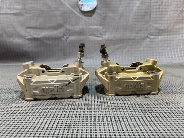 08-18 2009 Aprilia Shiver 750 SL750 Front Brake Calipers Left & Right Pair - Image 3