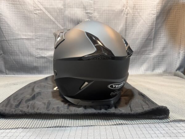 YEMA HELMET YM-915 SZ Med Matte Black FULL Face Adult Motorcycle Dirt Bike XL - Image 10