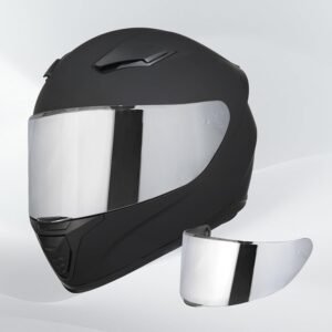 Full Face Motorcycle Helmet WS-607 DOT Approved Motorbike Racing - MEDIUM