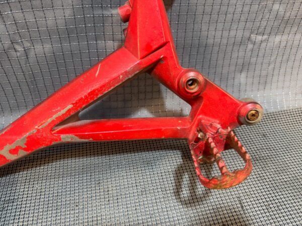 2009 08 09 Aprilia SL750 Shiver 750 OEM Right Foot Pegs Rearset Bracket Mount - Image 3