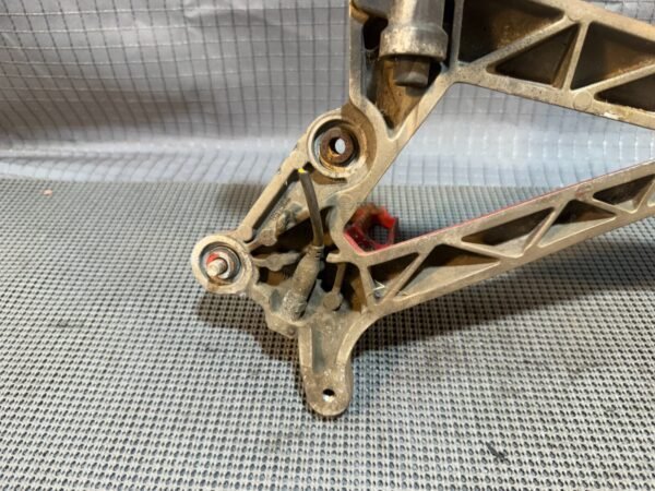 2009 08 09 Aprilia SL750 Shiver 750 OEM Right Foot Pegs Rearset Bracket Mount - Image 8