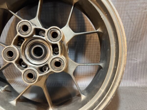 08-18 2009 Aprilia Shiver 750 SL750 Rear Michelin Tire Rim Wheel 180/55 ZR17 - Image 12