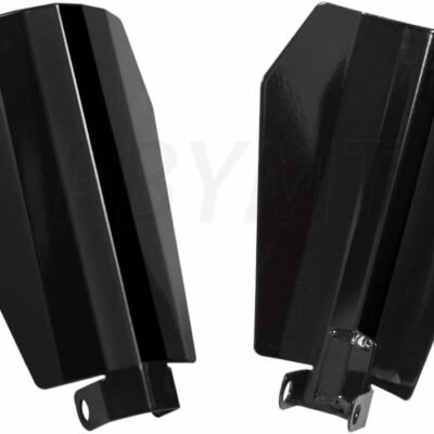 Gloss Black Coffin Cut Handguards for Harley Touring Glide Road King 14-23