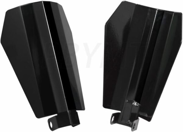 Gloss Black Coffin Cut Handguards for Harley Touring Glide Road King 14-23 - Image 2