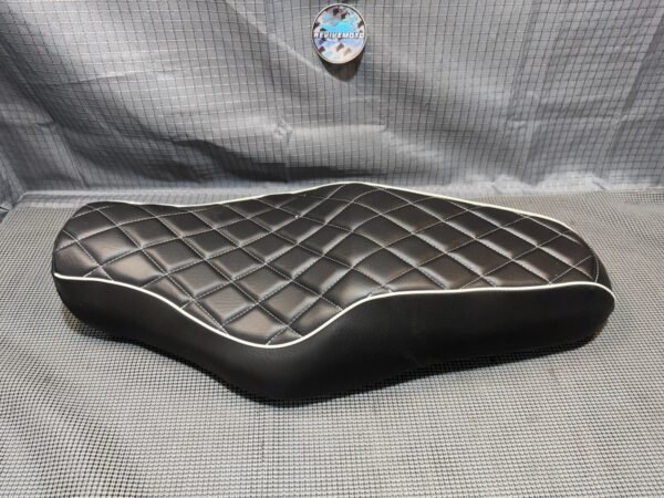 Two Up Driver Passenger Seat Black For Harley Sportster 883 1200 XL1200T Iron 48 - Image 8
