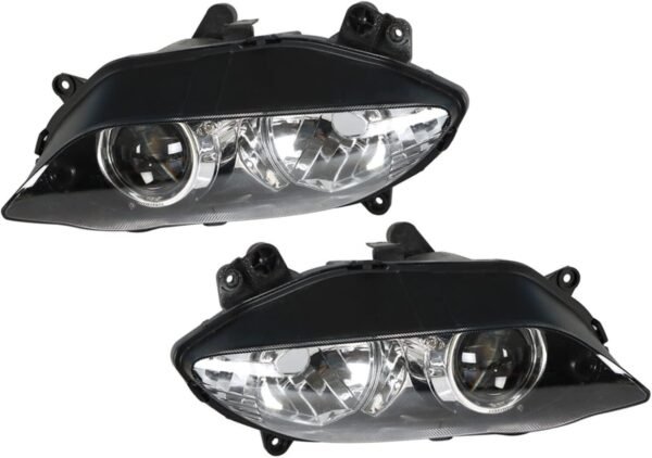 GXYWADY 1 Pair Front Headlight Motorcycle Headlamp Replacement for Yamaha YZF R1