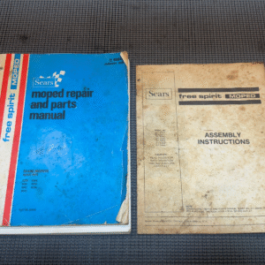 ⭐1978 Kromag Puch Sears Roebuck Free Spirit Moped Manual & Assembly Instructions