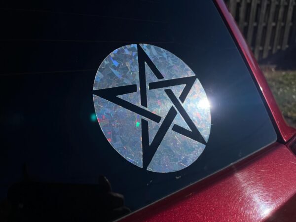 Pentagram Vinyl Decal - Image 2
