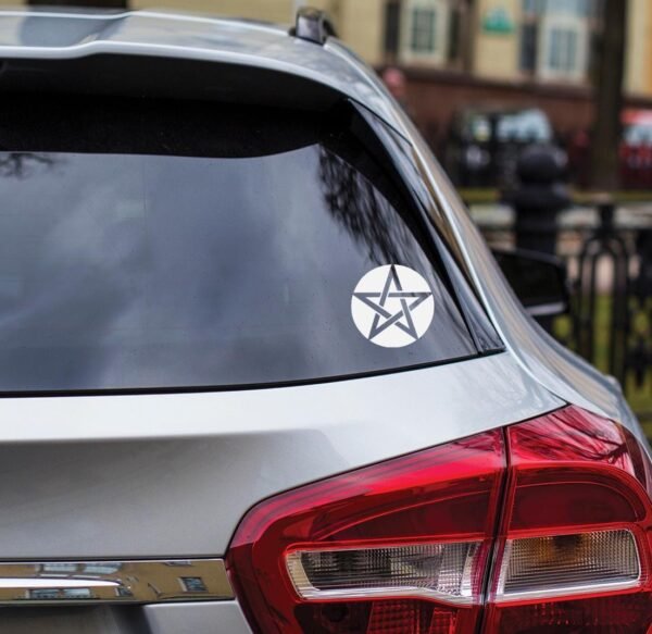 Pentagram Vinyl Decal - Image 4