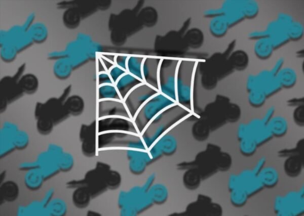 Spiderweb Corner 9-inch Vinyl Decal
