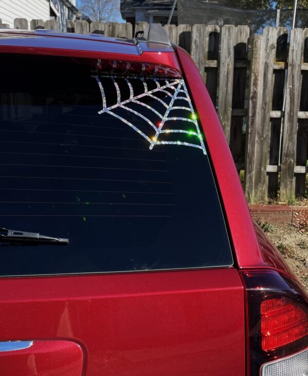 Spiderweb Corner 9-inch Vinyl Decal - Image 4