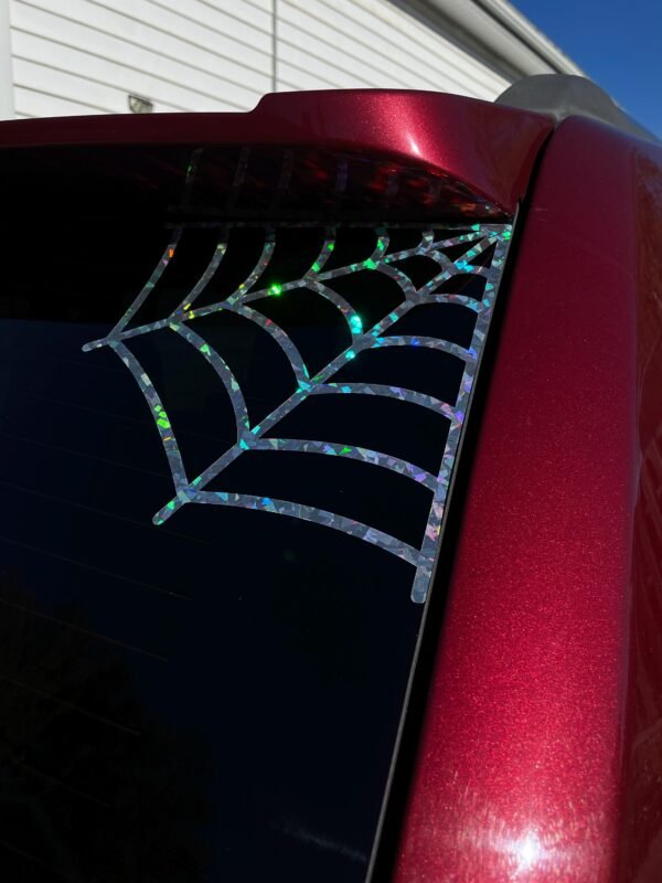 Spiderweb Corner 9-inch Vinyl Decal - Image 5