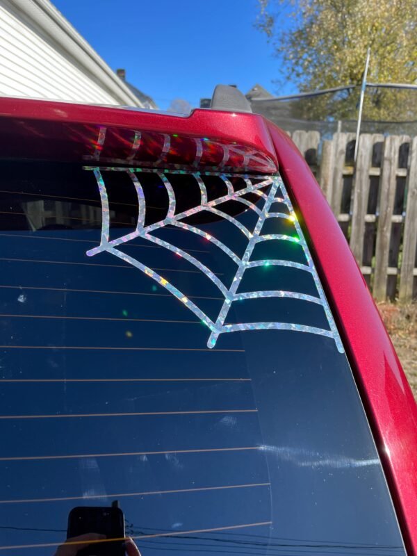 Spiderweb Corner 9-inch Vinyl Decal - Image 3