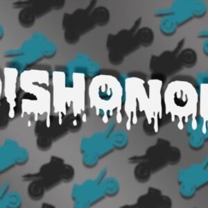 DISHONOR Drip 7-Inch Vinyl Decal