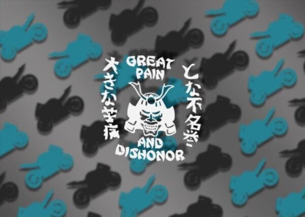 Dishonor Logo V1 JDM KDM Large Tuner Vinyl Decal